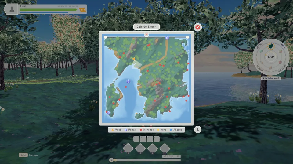 Mapa do Cais de Enoch